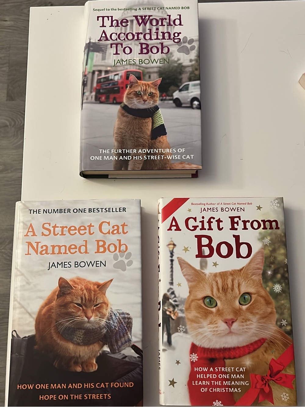Signed A Street Cat Named Bob Books